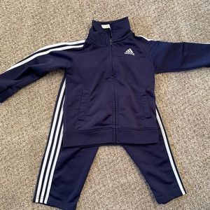 Boys Matching Adidas tracksuit